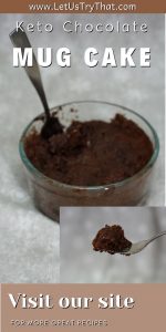 Keto Chocolate Mug Cake